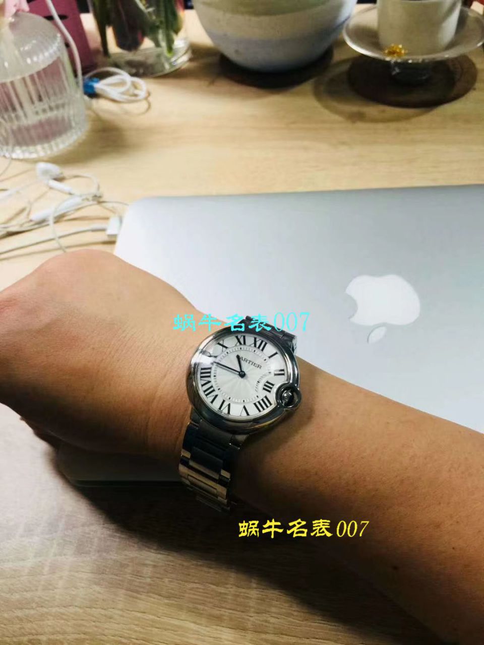 【独家视频测评HBBV6一比一超A高仿手表】 Cartier  蓝气球系列W6920100女士33毫米机械版本 wrist watch  / K060