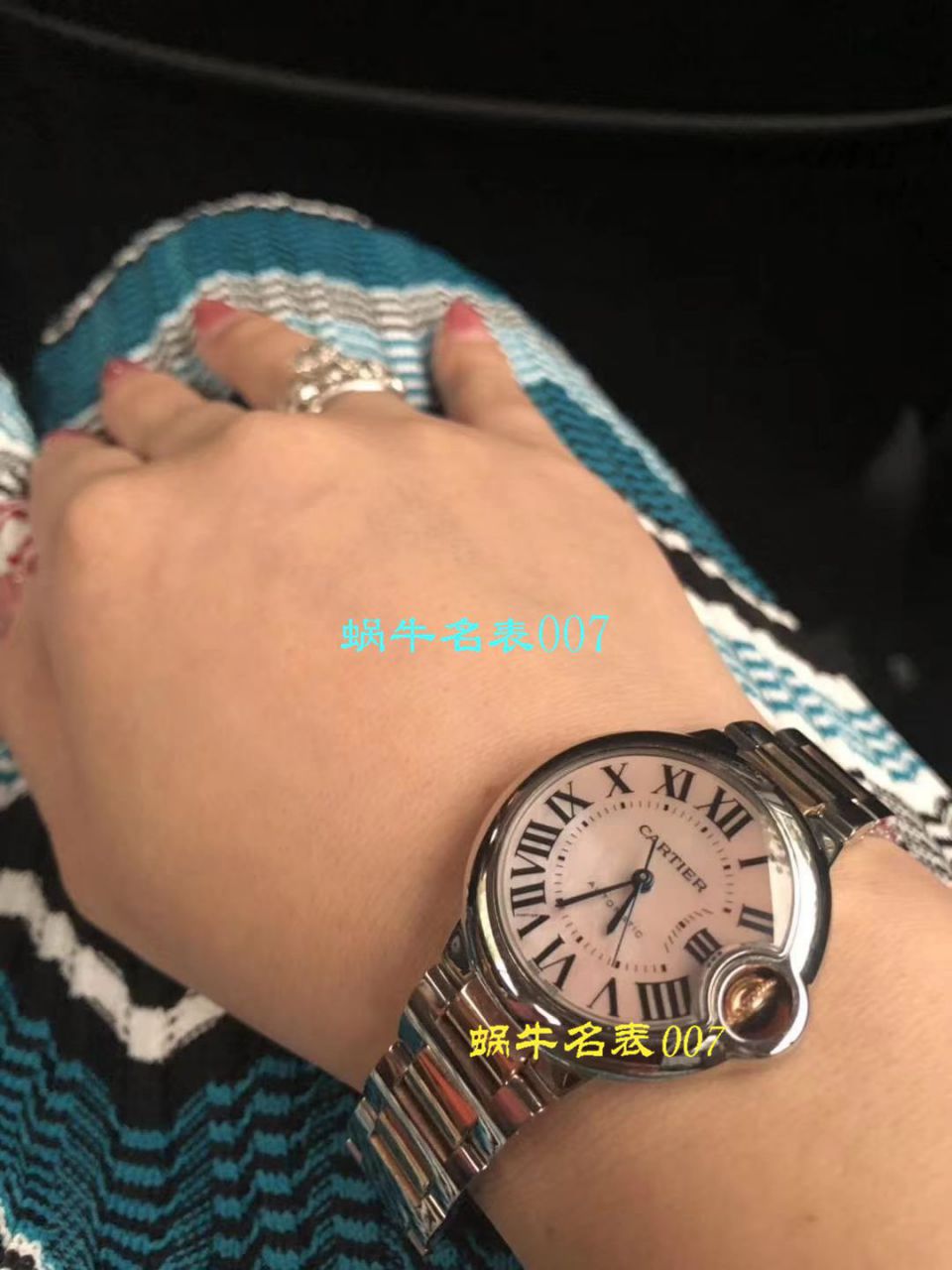 【独家视频测评HBBV6一比一超A高仿手表】 Cartier  蓝气球系列W6920100女士33毫米机械版本 wrist watch  / K060
