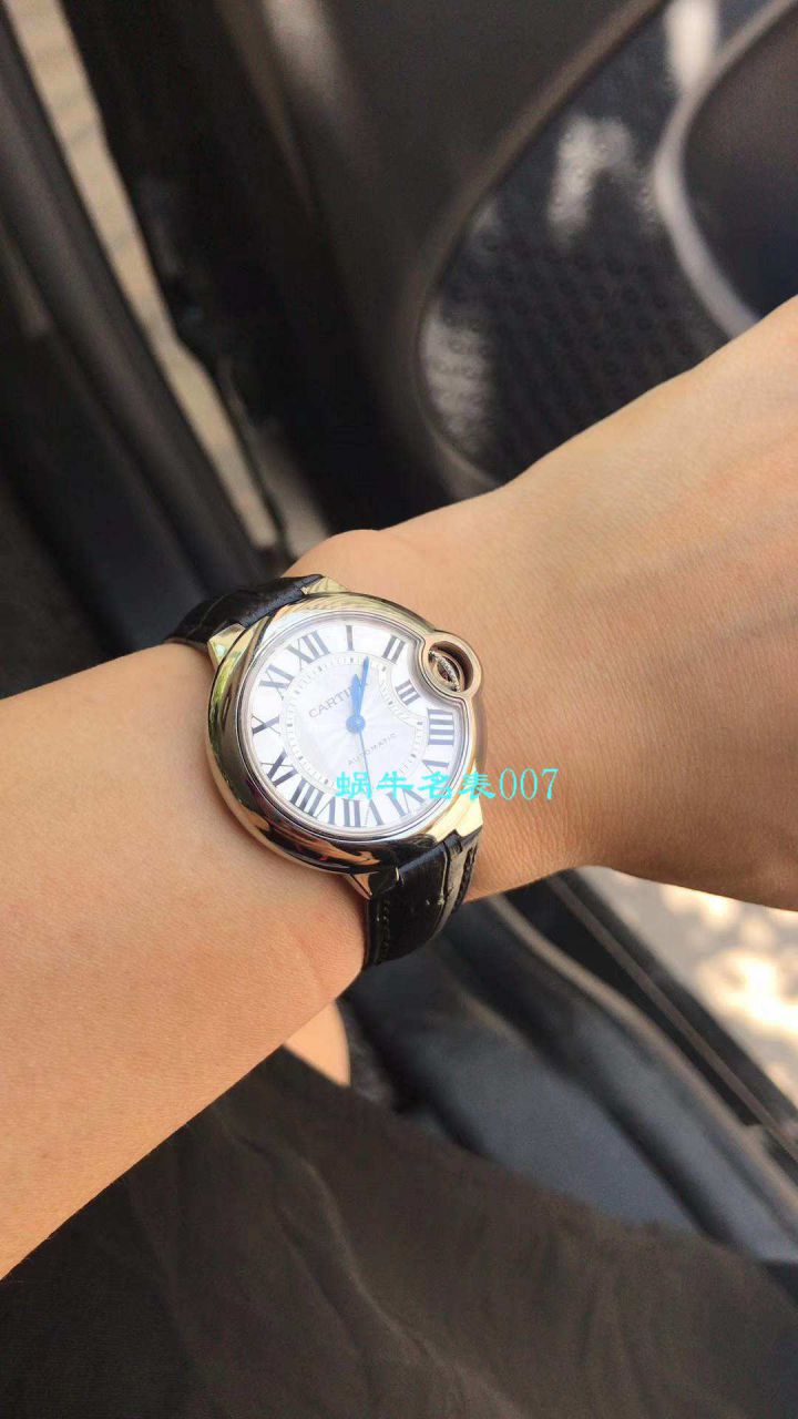 【独家视频测评HBBV6一比一超A高仿手表】 Cartier  蓝气球系列W6920100女士33毫米机械版本 wrist watch  / K060
