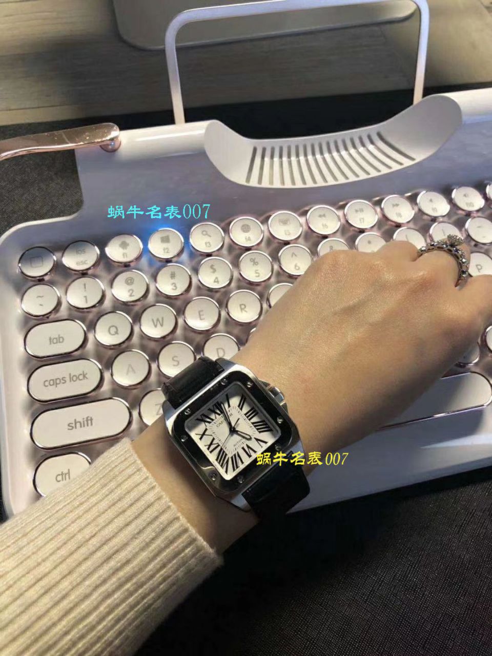 【独家视频测评HBBV6 Factory 一比一超A高仿手表】 Cartier   Santos 系列W20126X8 女士机械 wrist watch  / KDY084