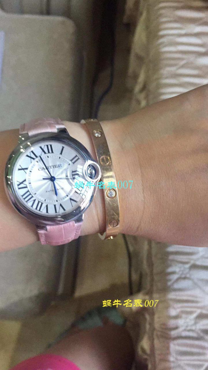 【独家视频测评HBBV6 Factory 一比一高精仿手表】 Cartier  蓝气球系列W6920046/W6900556（36毫米）机械女表 / KDY029