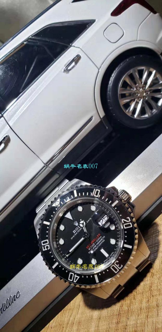 【独家 Video analysis AR一比一超A高仿手表】 Rolex ROLEX海使型系列Rolex Sea-Dweller 50周年126600 单红43毫米 wrist watch  / RBG194
