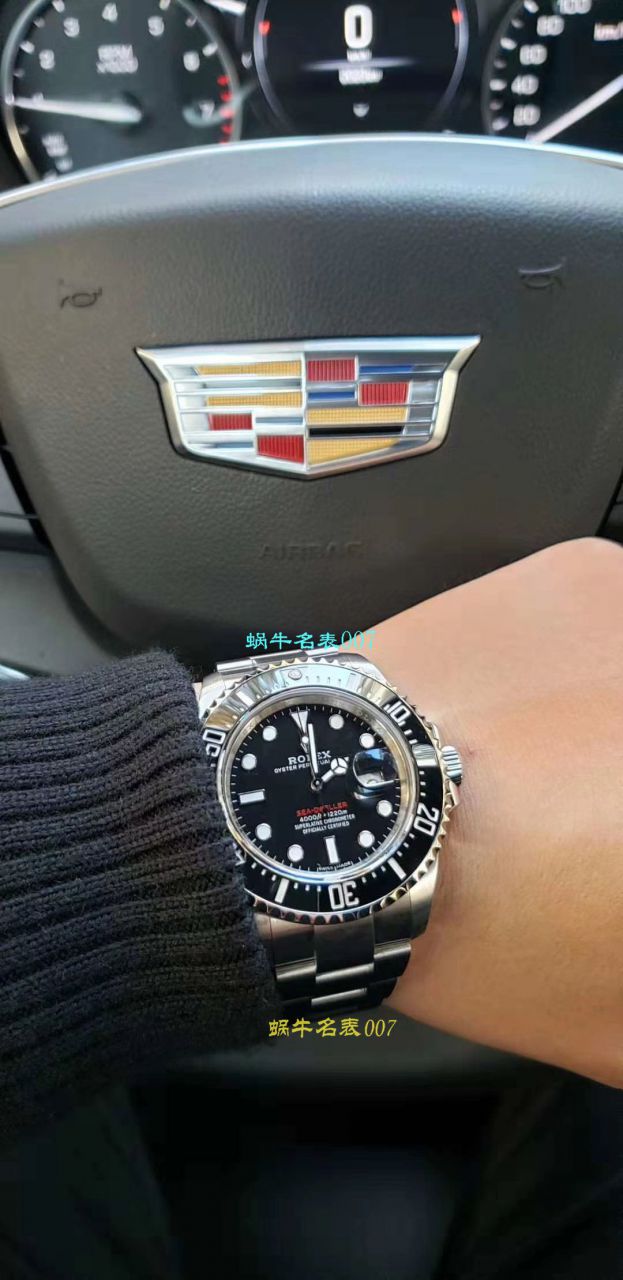 【独家 Video analysis AR一比一超A高仿手表】 Rolex ROLEX海使型系列Rolex Sea-Dweller 50周年126600 单红43毫米 wrist watch  / RBG194