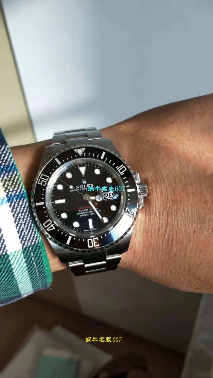 【N Factory 放大招～超级神器】 Rolex  top 复刻高仿手表海使型系列单红126600 wrist watch  / R269