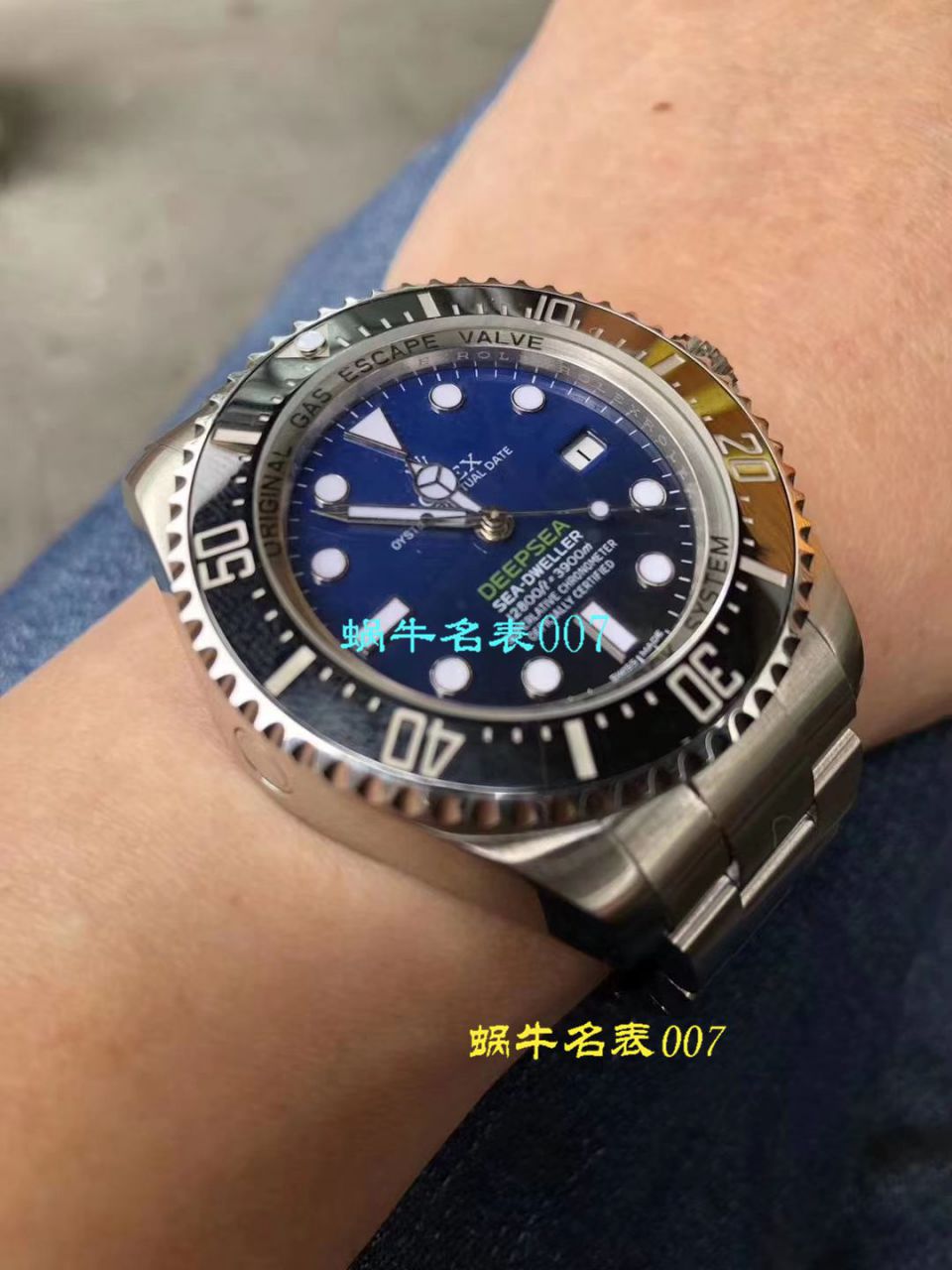 【AR一比一超A高仿手表】 Rolex 海使型系列116660-98210 蓝盘 wrist watch (904钢渐变蓝鬼王) / R208
