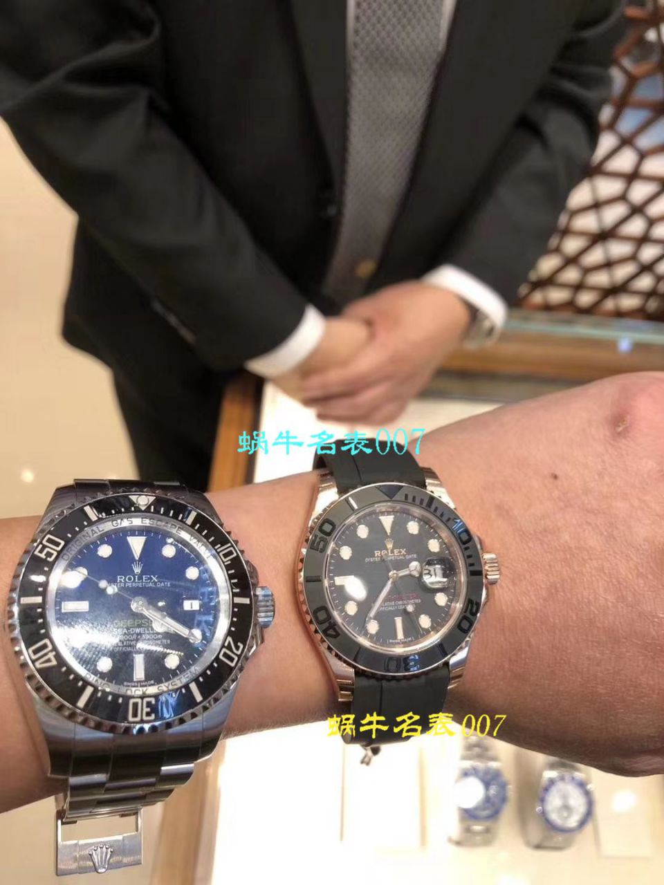 【AR一比一超A高仿手表】 Rolex 海使型系列116660-98210 蓝盘 wrist watch (904钢渐变蓝鬼王) / R208