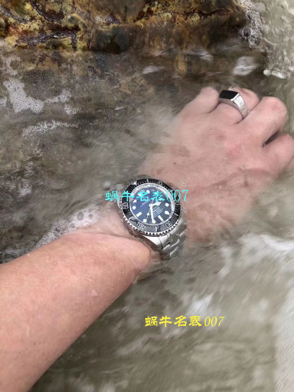 【AR一比一超A高仿手表】 Rolex 海使型系列116660-98210 蓝盘 wrist watch (904钢渐变蓝鬼王) / R208
