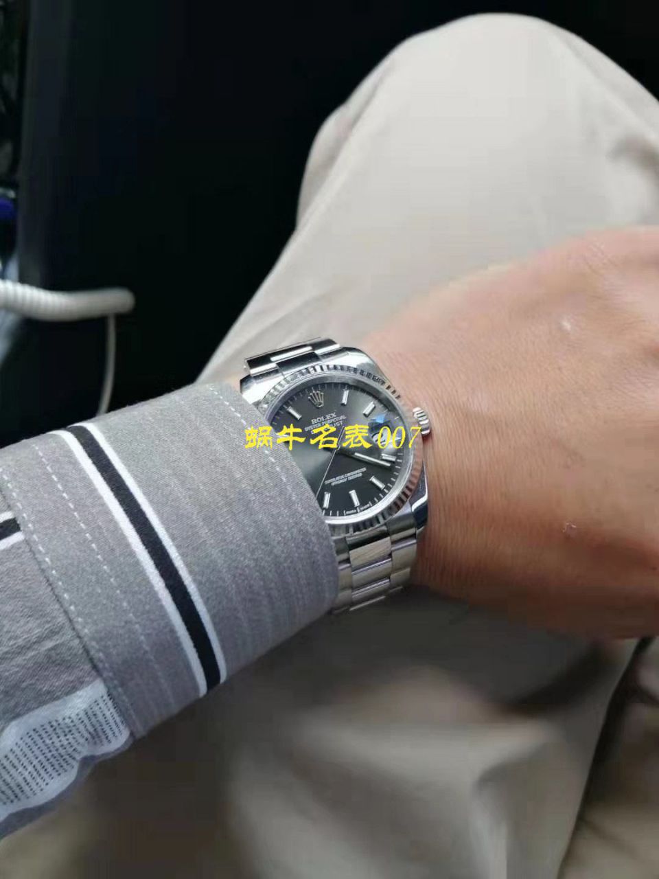 【 Video analysis  top 复刻手表网】 Rolex   Datejust 36系列灰面盘 wrist watch  / R326
