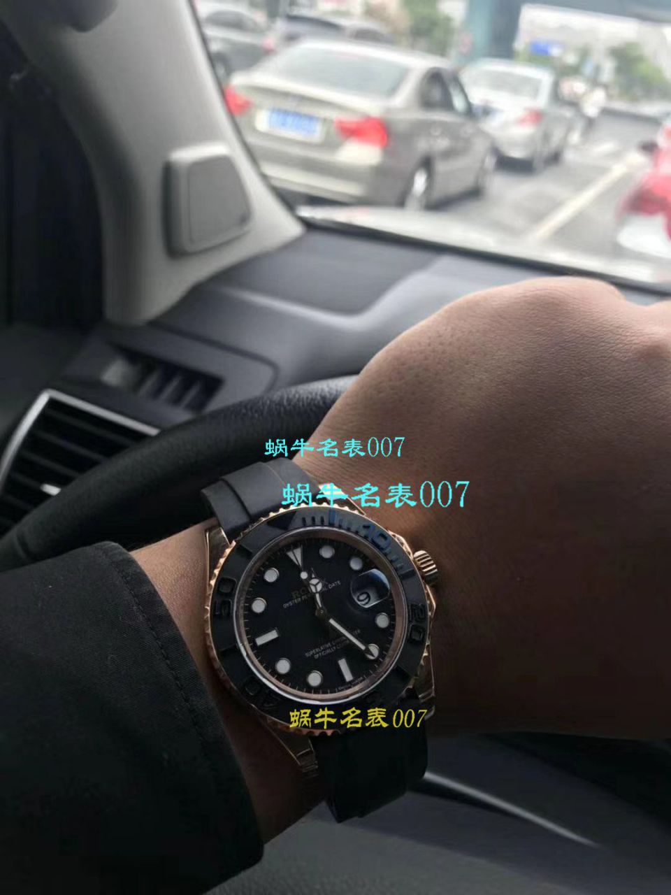 【独家视频测评NOOB Factory 1:1高仿手表】 Rolex  Yacht-Master 系列116655-Oysterflex bracelet金壳 wrist watch   / RBC018
