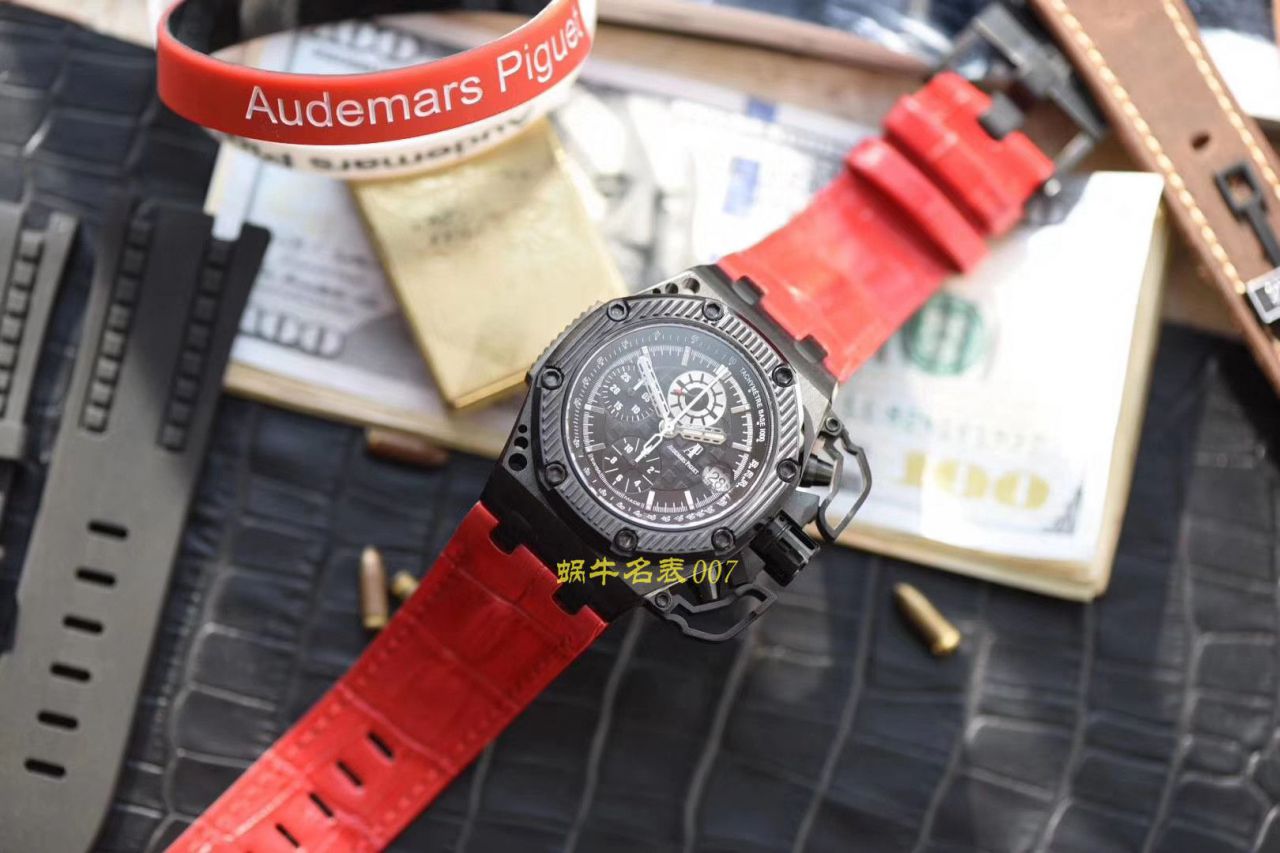 【 Video analysis NOOB Factory  top 复刻高仿幸存者手表】Audemars Piguet  Royal Oak Offshore 系列幸存者26165IO.00.A002CA.01机械 wrist watch  / AP173