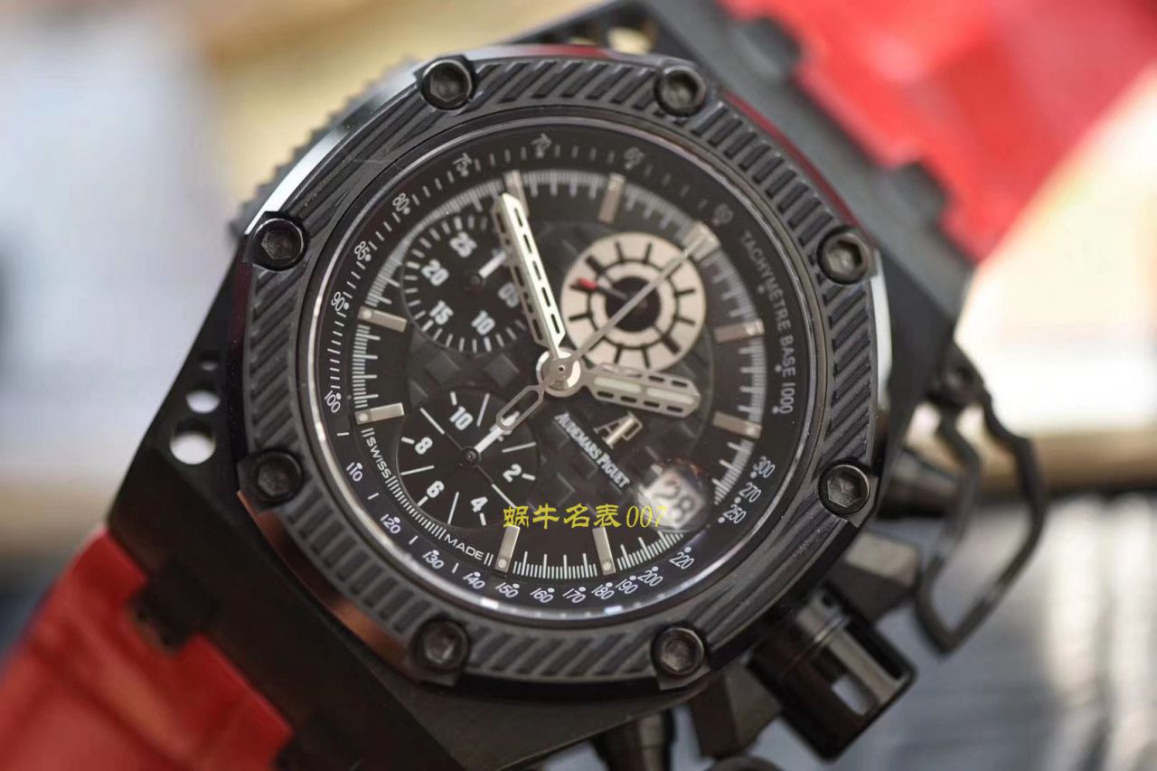 【 Video analysis NOOB Factory  top 复刻高仿幸存者手表】Audemars Piguet  Royal Oak Offshore 系列幸存者26165IO.00.A002CA.01机械 wrist watch  / AP173