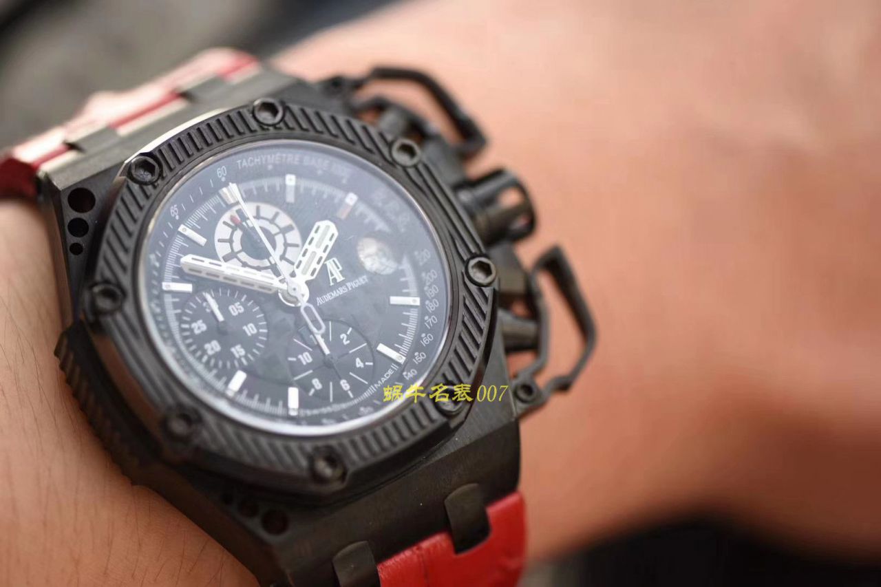 【 Video analysis NOOB Factory  top 复刻高仿幸存者手表】Audemars Piguet  Royal Oak Offshore 系列幸存者26165IO.00.A002CA.01机械 wrist watch  / AP173