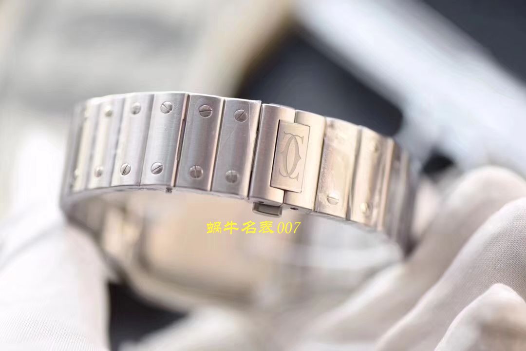 【 Video analysis V6 Factory  top 复刻高仿表】 Cartier   Santos 系列WSSA0009（大号）,WSSA0010（中号） wrist watch  / K226