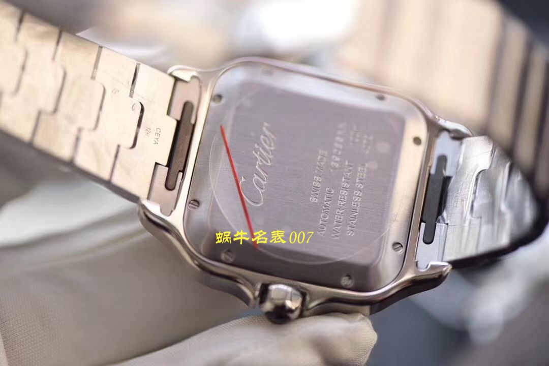 【 Video analysis V6 Factory  top 复刻高仿表】 Cartier   Santos 系列WSSA0009（大号）,WSSA0010（中号） wrist watch  / K226