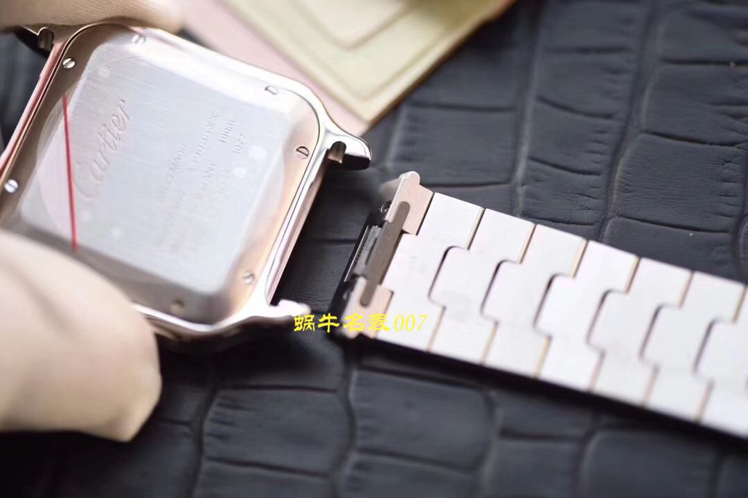 【 Video analysis V6 Factory  top 复刻高仿表】 Cartier   Santos 系列WSSA0009（大号）,WSSA0010（中号） wrist watch  / K226