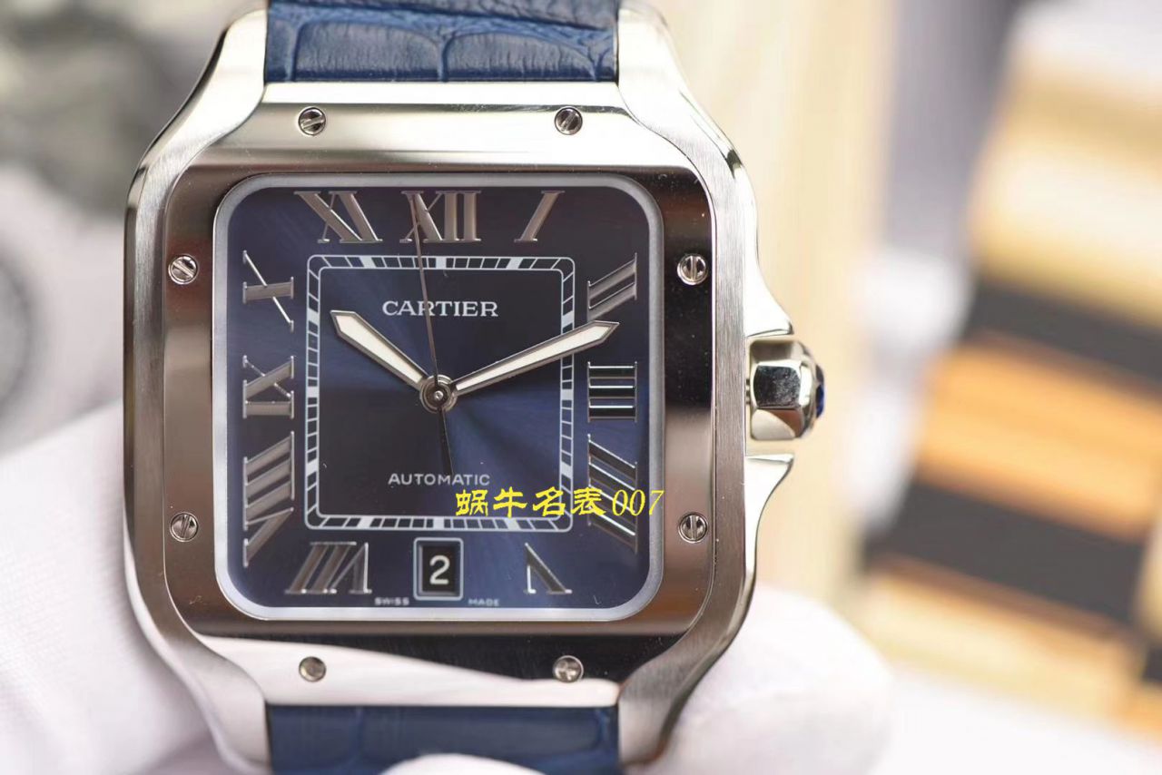 【V6 Factory 一比一 Cartier 复刻高仿手表】 Cartier   Santos 系列WSSA0013（大号） wrist watch  / K223