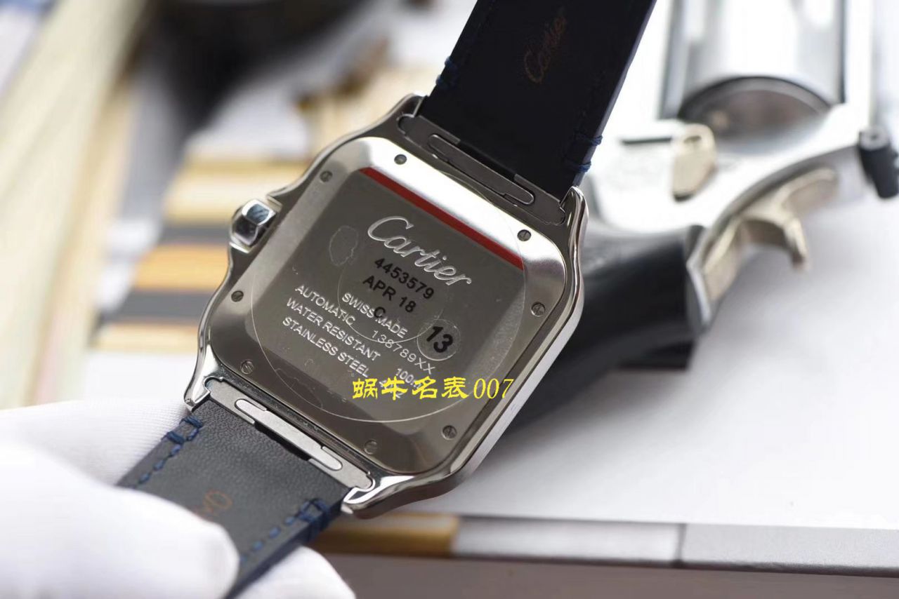 【V6 Factory 一比一 Cartier 复刻高仿手表】 Cartier   Santos 系列WSSA0013（大号） wrist watch  / K223