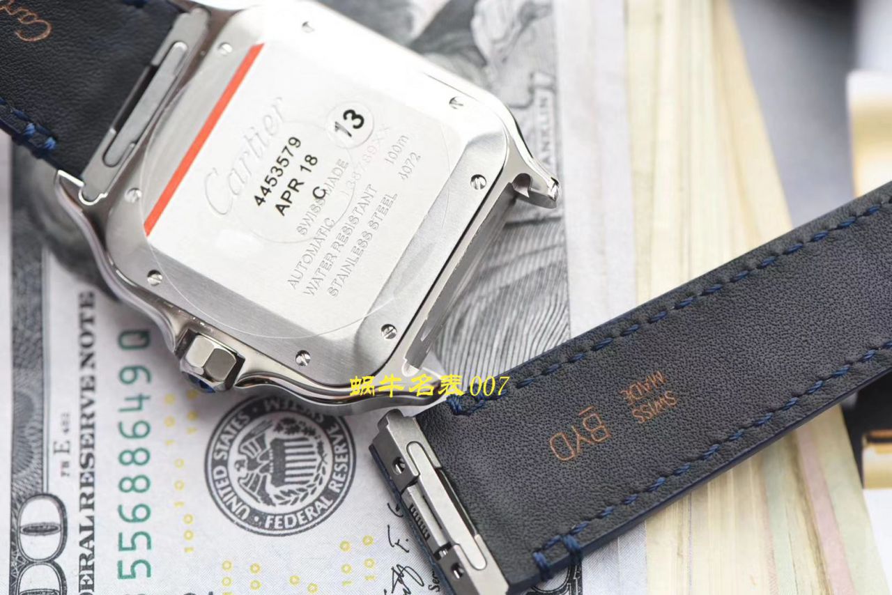 【V6 Factory 一比一 Cartier 复刻高仿手表】 Cartier   Santos 系列WSSA0013（大号） wrist watch  / K223