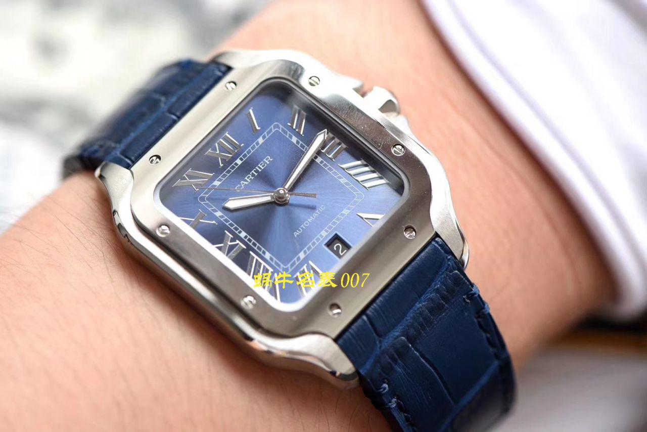 【V6 Factory 一比一 Cartier 复刻高仿手表】 Cartier   Santos 系列WSSA0013（大号） wrist watch  / K223