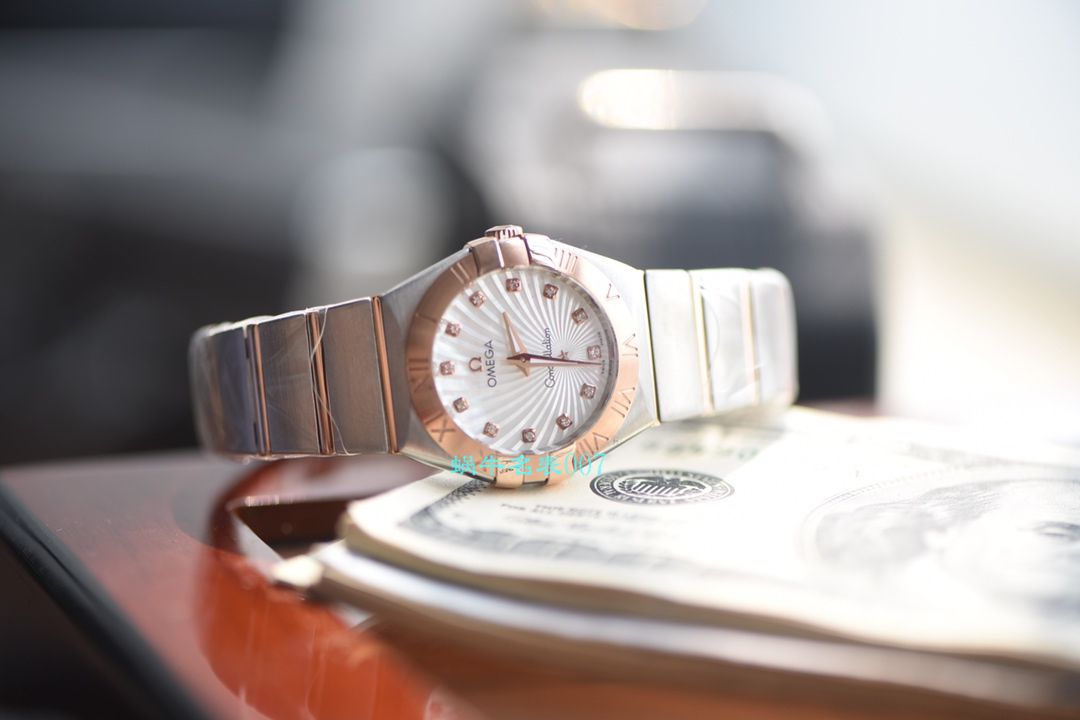 OMEGA Constellation 系列123.10.27.60.57.001女士石英 wrist watch （多色可选）【 Video analysis SSS一比一超A高仿手表】 / MAI310