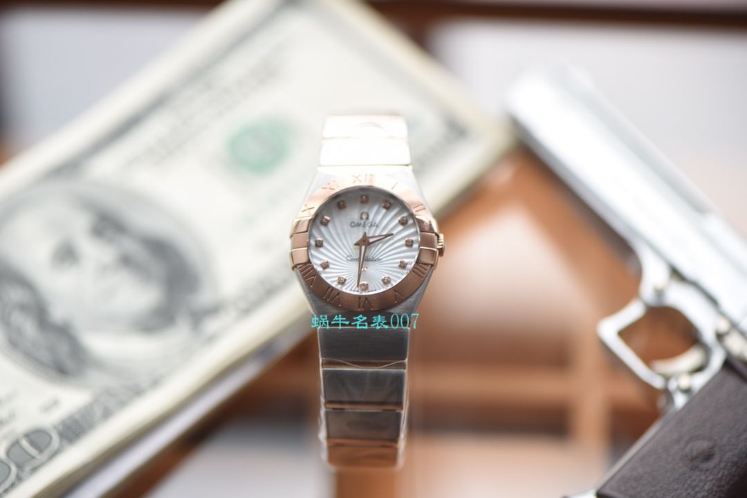 OMEGA Constellation 系列123.10.27.60.57.001女士石英 wrist watch （多色可选）【 Video analysis SSS一比一超A高仿手表】 / MAI310