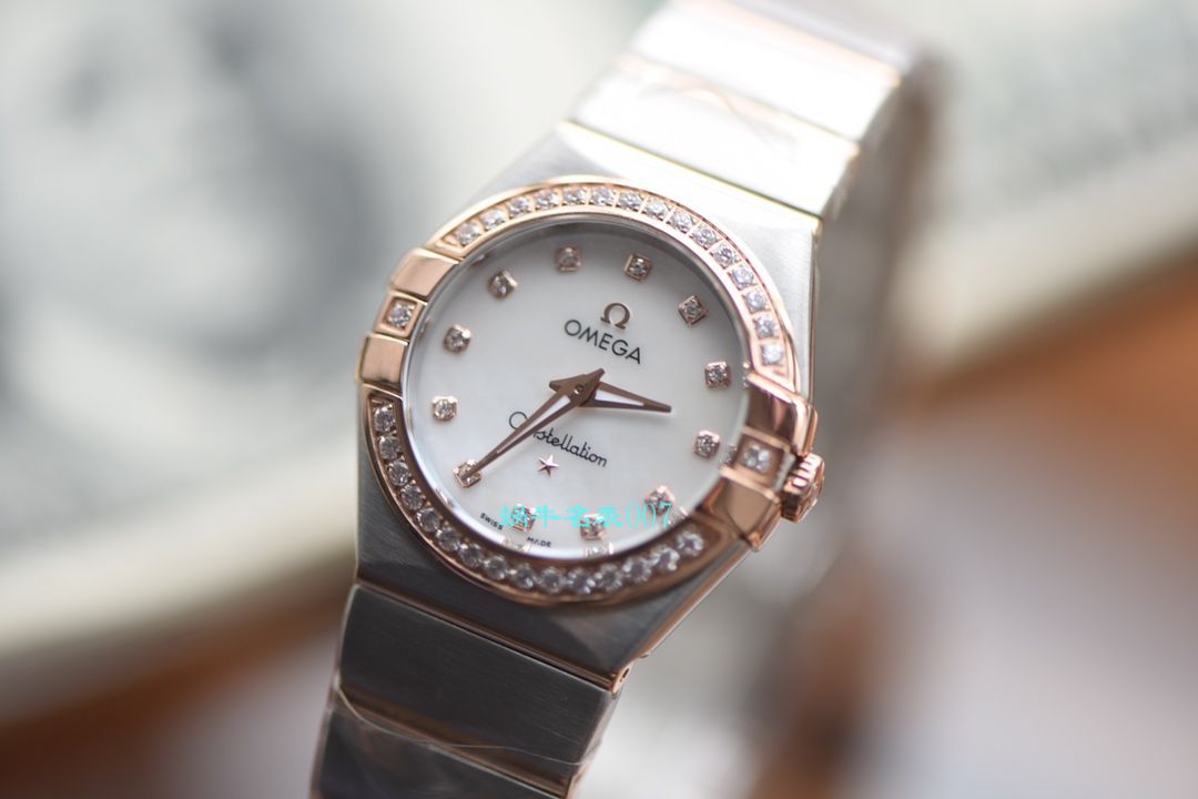 OMEGA Constellation 系列123.10.27.60.57.001女士石英 wrist watch （多色可选）【 Video analysis SSS一比一超A高仿手表】 / MAI310