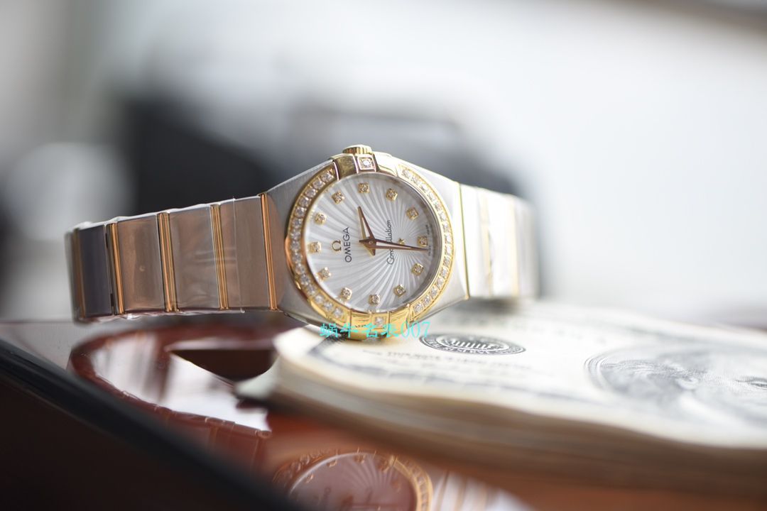 OMEGA Constellation 系列123.10.27.60.57.001女士石英 wrist watch （多色可选）【 Video analysis SSS一比一超A高仿手表】 / MAI310