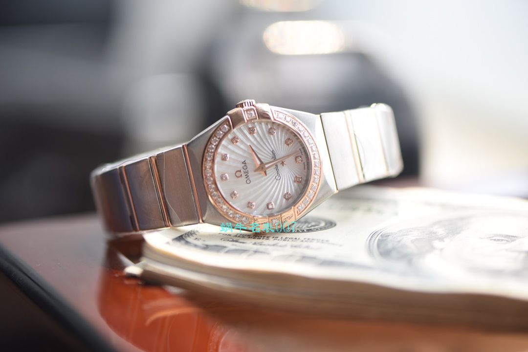 OMEGA Constellation 系列123.10.27.60.57.001女士石英 wrist watch （多色可选）【 Video analysis SSS一比一超A高仿手表】 / MAI310