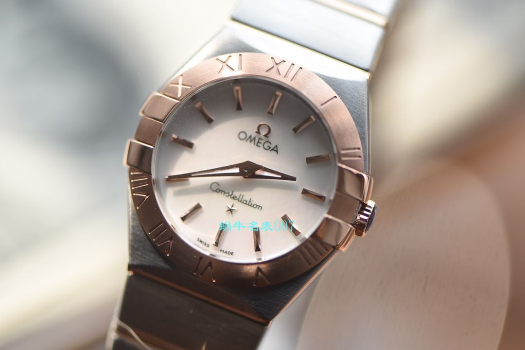 【 Video analysis 】SSS Factory OMEGA Constellation  top 复刻高仿女表123.20.27.60.02.003 wrist watch  / M397