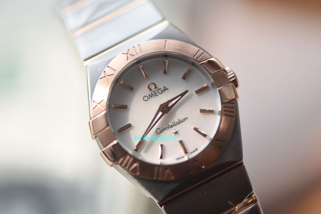 【 Video analysis 】SSS Factory OMEGA Constellation  top 复刻高仿女表123.20.27.60.02.003 wrist watch  / M397