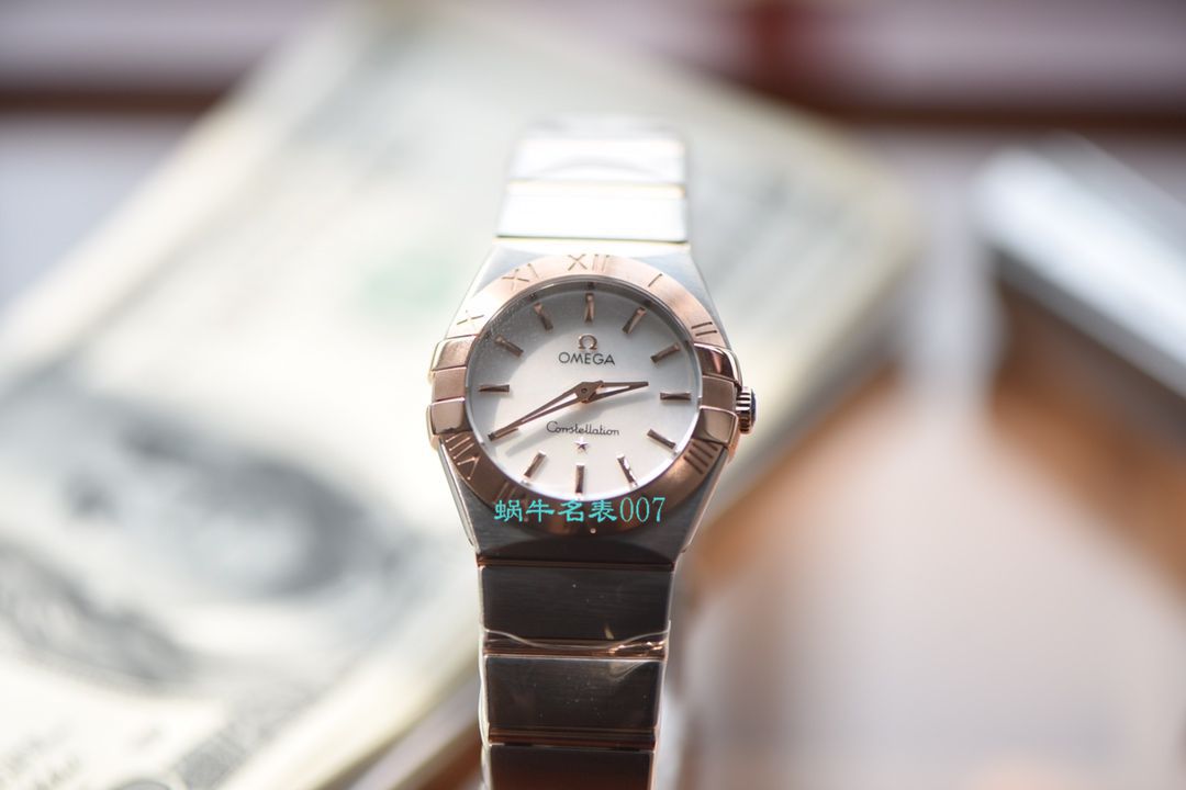 【 Video analysis 】SSS Factory OMEGA Constellation  top 复刻高仿女表123.20.27.60.02.003 wrist watch  / M397