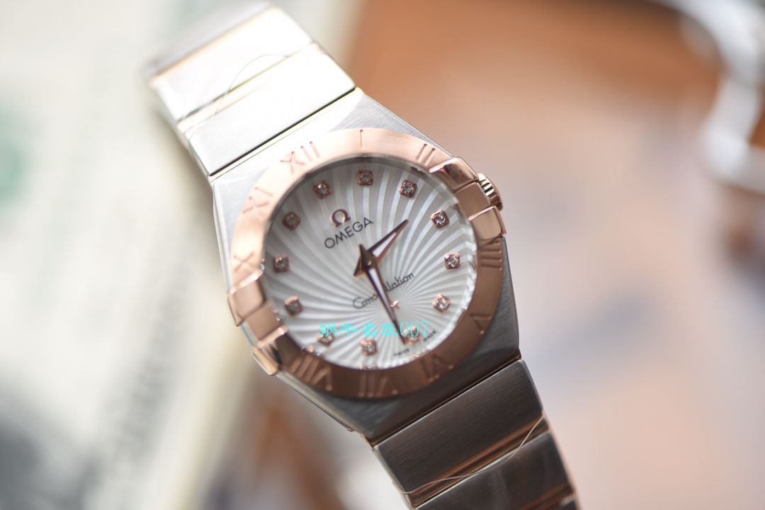【 Video analysis 】SSS Factory OMEGA Constellation 复刻高仿女表123.15.27.60.55.004 wrist watch  / M399