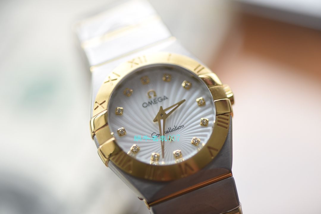 【 Video analysis 】SSS Factory OMEGA Constellation 复刻高仿女表123.15.27.60.55.004 wrist watch  / M399