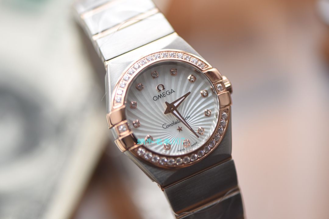 【 Video analysis 】SSS Factory OMEGA Constellation 复刻高仿女表123.15.27.60.55.004 wrist watch  / M399
