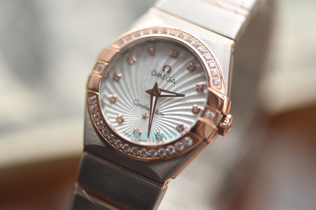 【 Video analysis SSS Factory 】OMEGA Constellation 复刻高仿123.25.27.60.55.002女士 wrist watch  / M398
