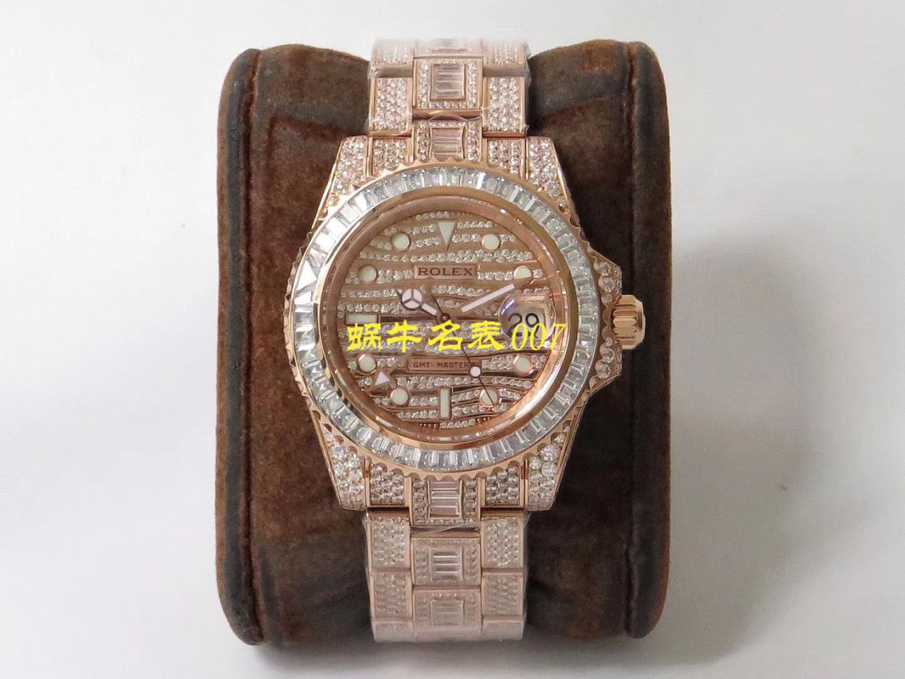 【 Rolex 复刻高仿表】 Rolex  GMT MASTER II系列116769TBR-74779B wrist watch  / R322