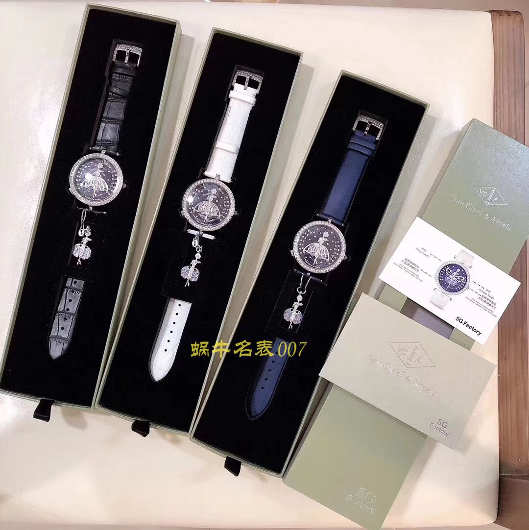 【5G Factory Van Cleef & Arpels复刻高仿女表舞动天使】梵克雅宝诗意复杂功能系列VCARO4F200 wrist watch  / VCA06