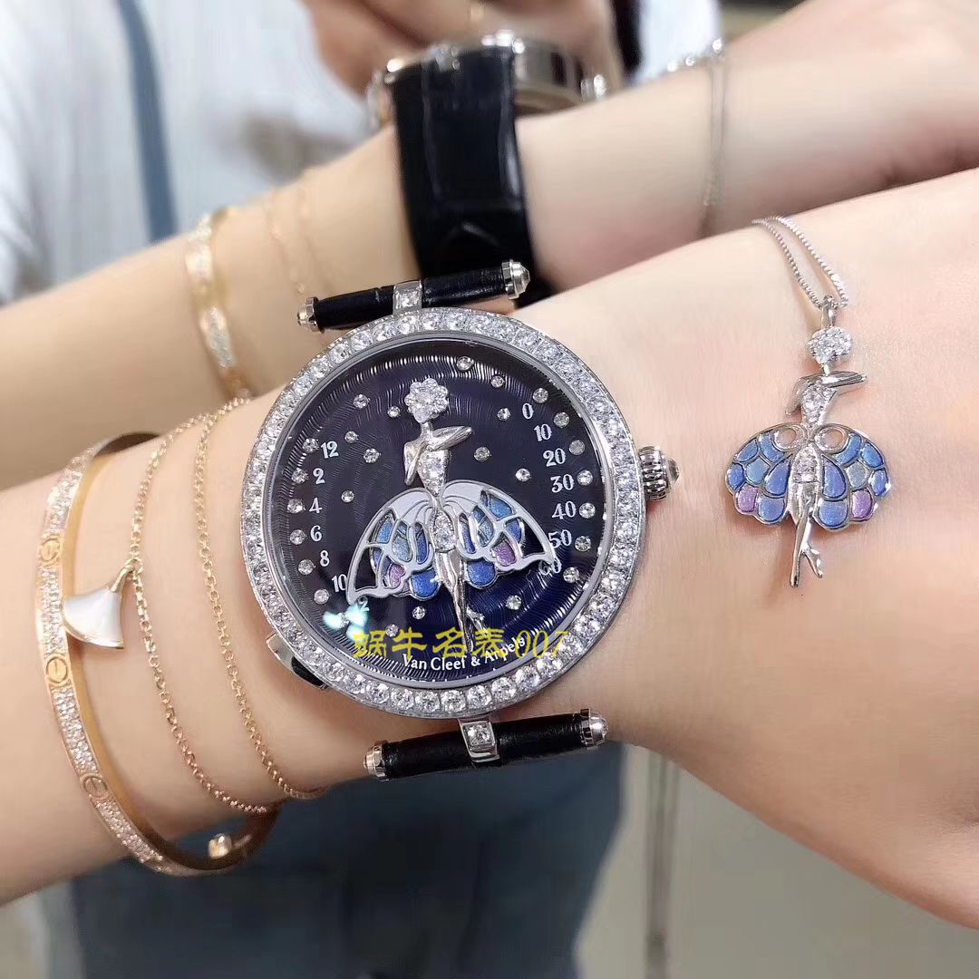 【5G Factory Van Cleef & Arpels复刻高仿女表舞动天使】梵克雅宝诗意复杂功能系列VCARO4F200 wrist watch  / VCA06