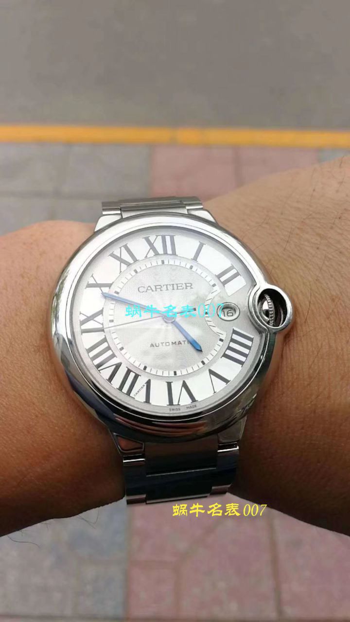 【独家 Video analysis V6 Factory 复刻高仿蓝气球男装6K版本ETA2892】 Cartier  蓝气球系列蓝气球W69012Z4 wrist watch  / K227