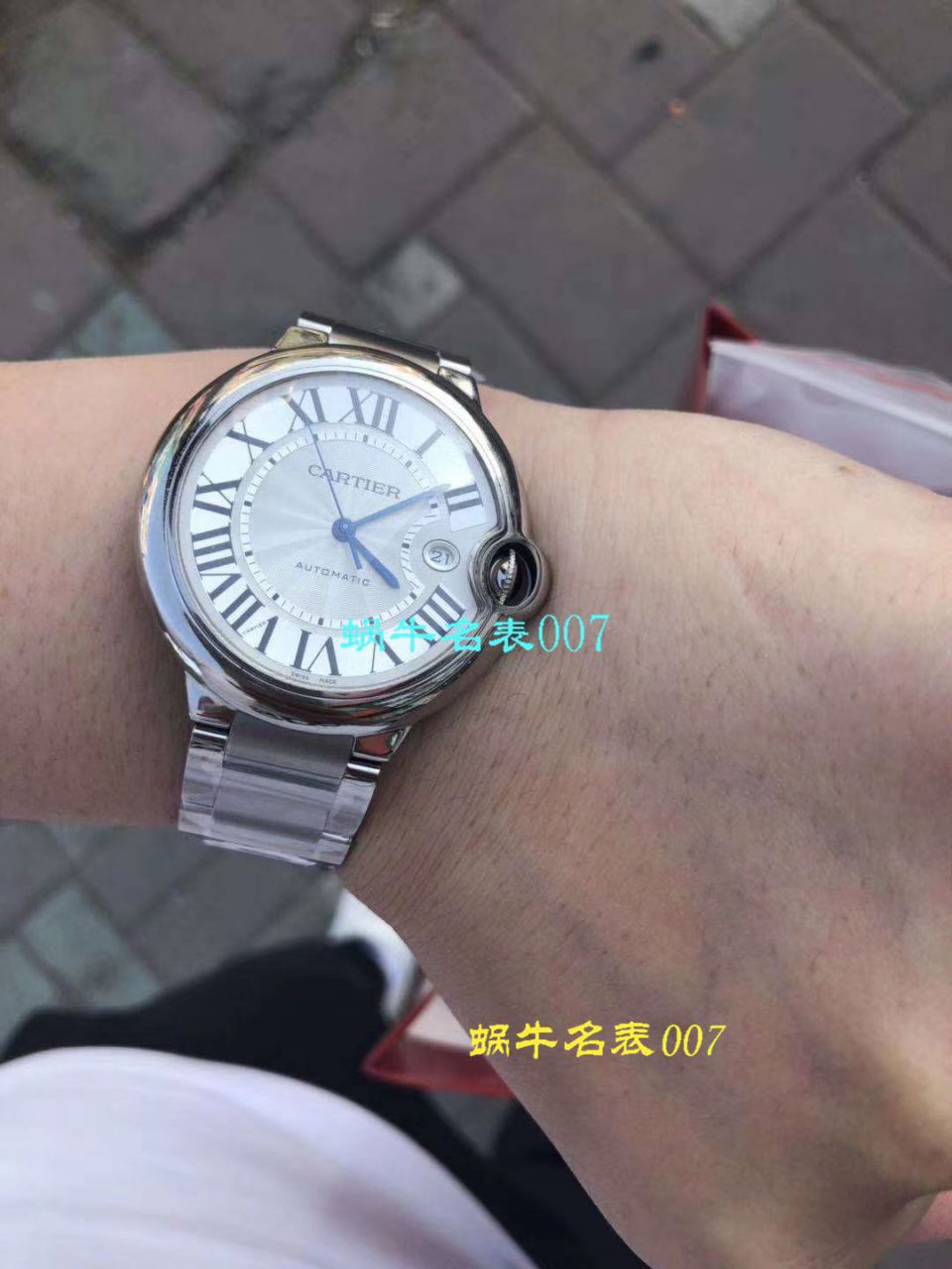 【独家 Video analysis V6 Factory 复刻高仿蓝气球男装6K版本ETA2892】 Cartier  蓝气球系列蓝气球W69012Z4 wrist watch  / K227