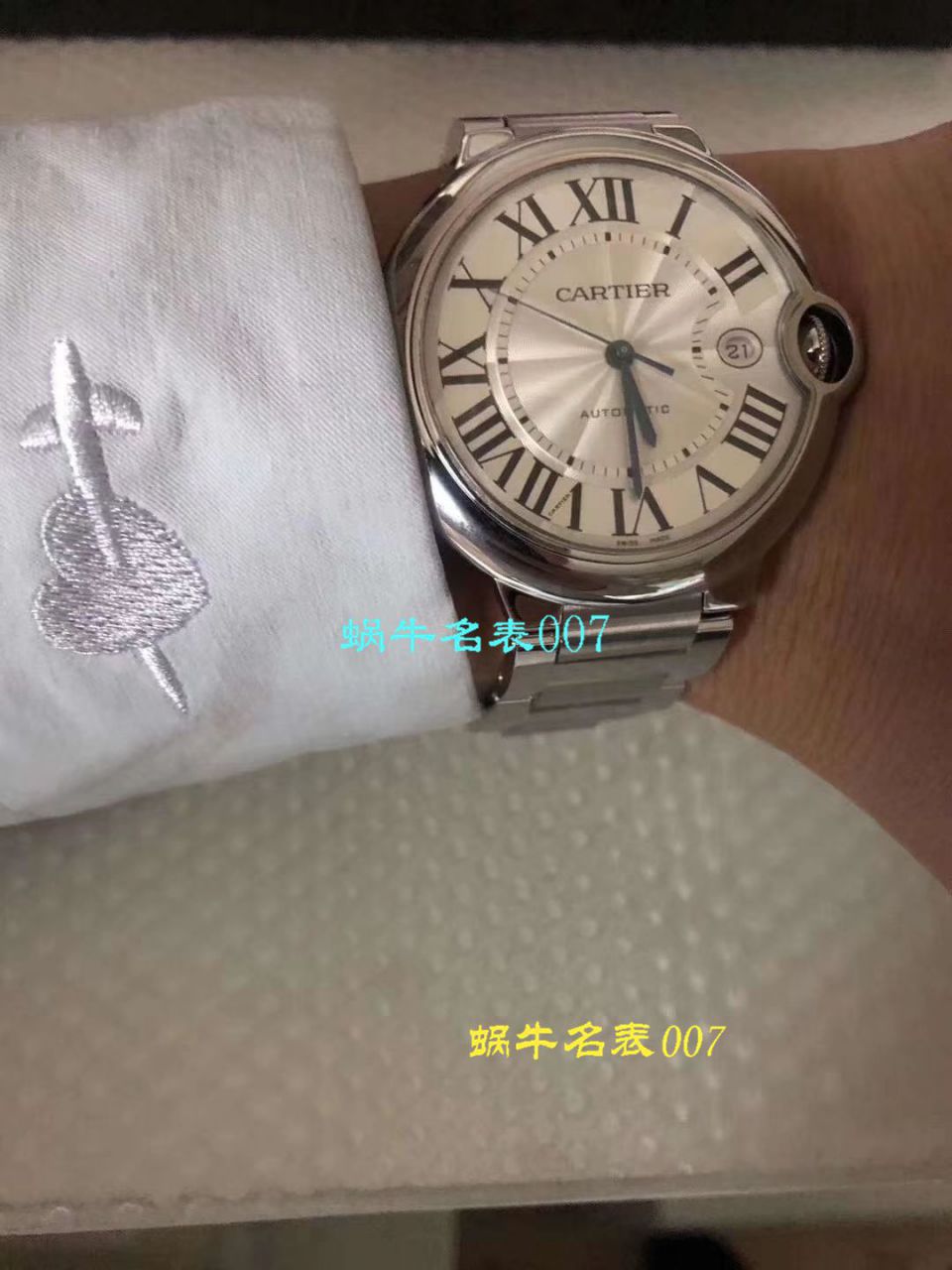 【独家 Video analysis V6 Factory 复刻高仿蓝气球男装6K版本ETA2892】 Cartier  蓝气球系列蓝气球W69012Z4 wrist watch  / K227