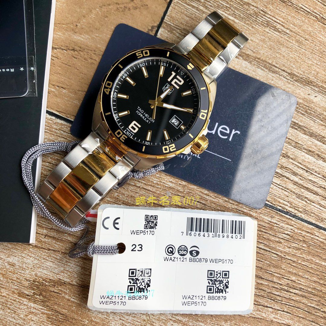 【渠道原单】 TAG Heuer 竞潜系列WAY1112.BA0910，WAY1120.BB0930，WAY1150.BD0911 wrist watch  / TG073
