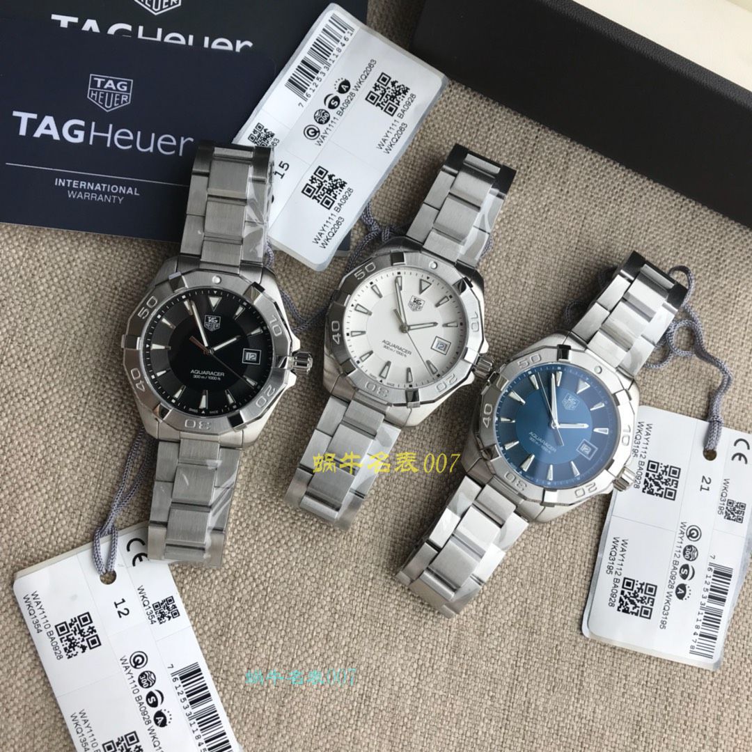 【渠道原单】 TAG Heuer 竞潜系列WAY1112.BA0910，WAY1120.BB0930，WAY1150.BD0911 wrist watch  / TG073