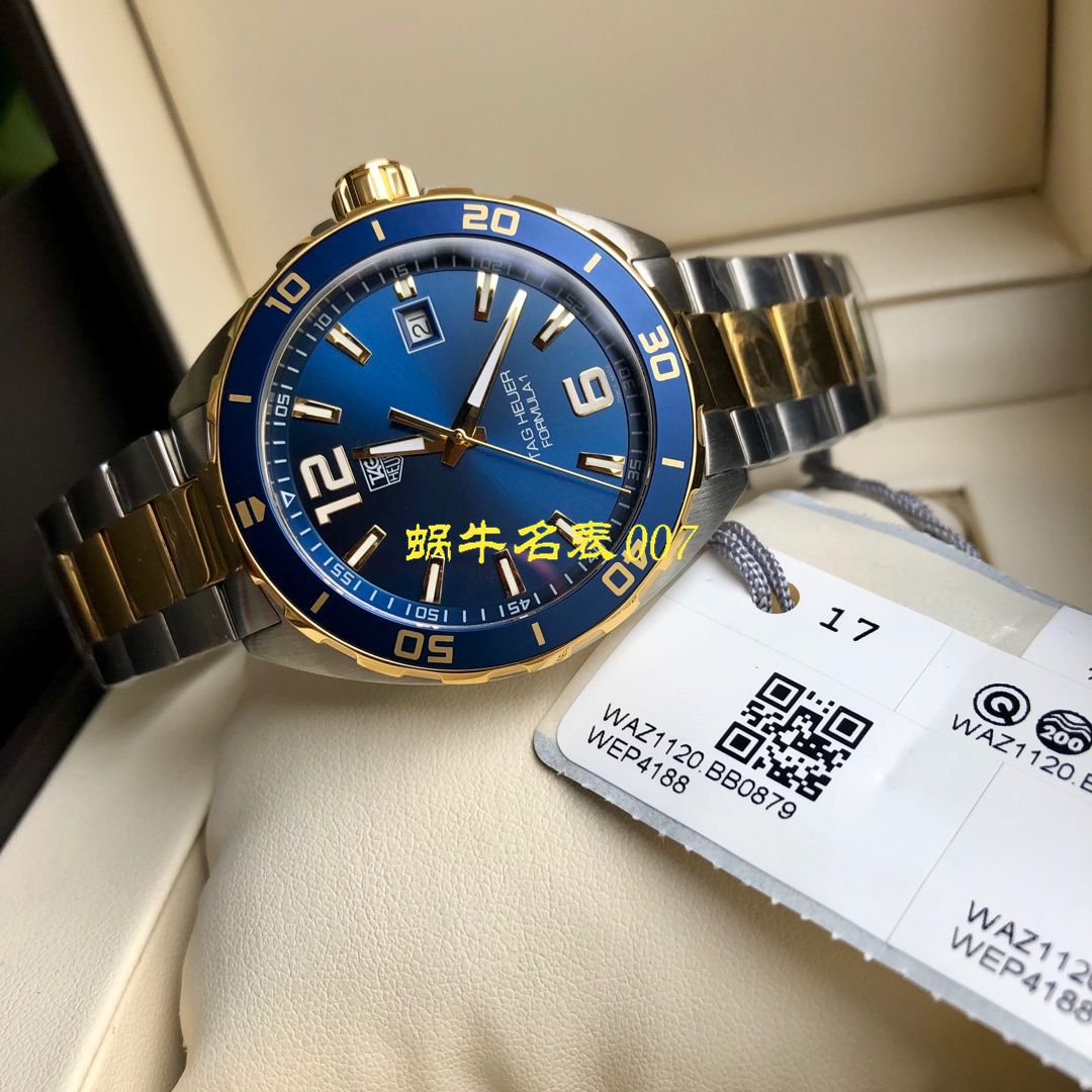 【渠道原单】 TAG Heuer F1系列WAZ1121.BB0879，WAZ1120.BB0879 wrist watch  / TG076