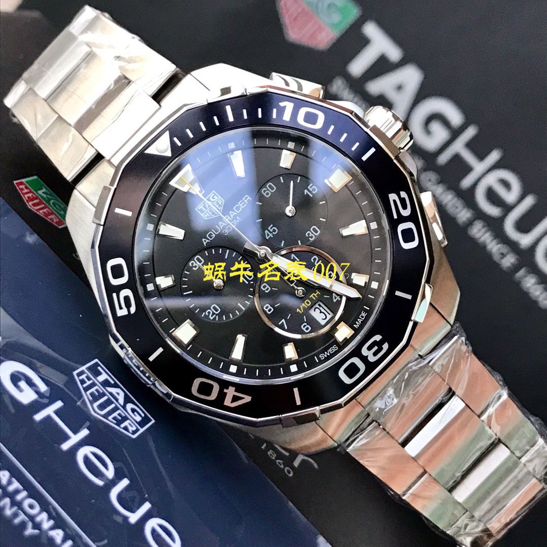 【渠道原单Tagheuer石英计时表】 TAG Heuer 竞潜系列CAY111B.BA0927，CAY111A.BA0927 wrist watch  / TG077
