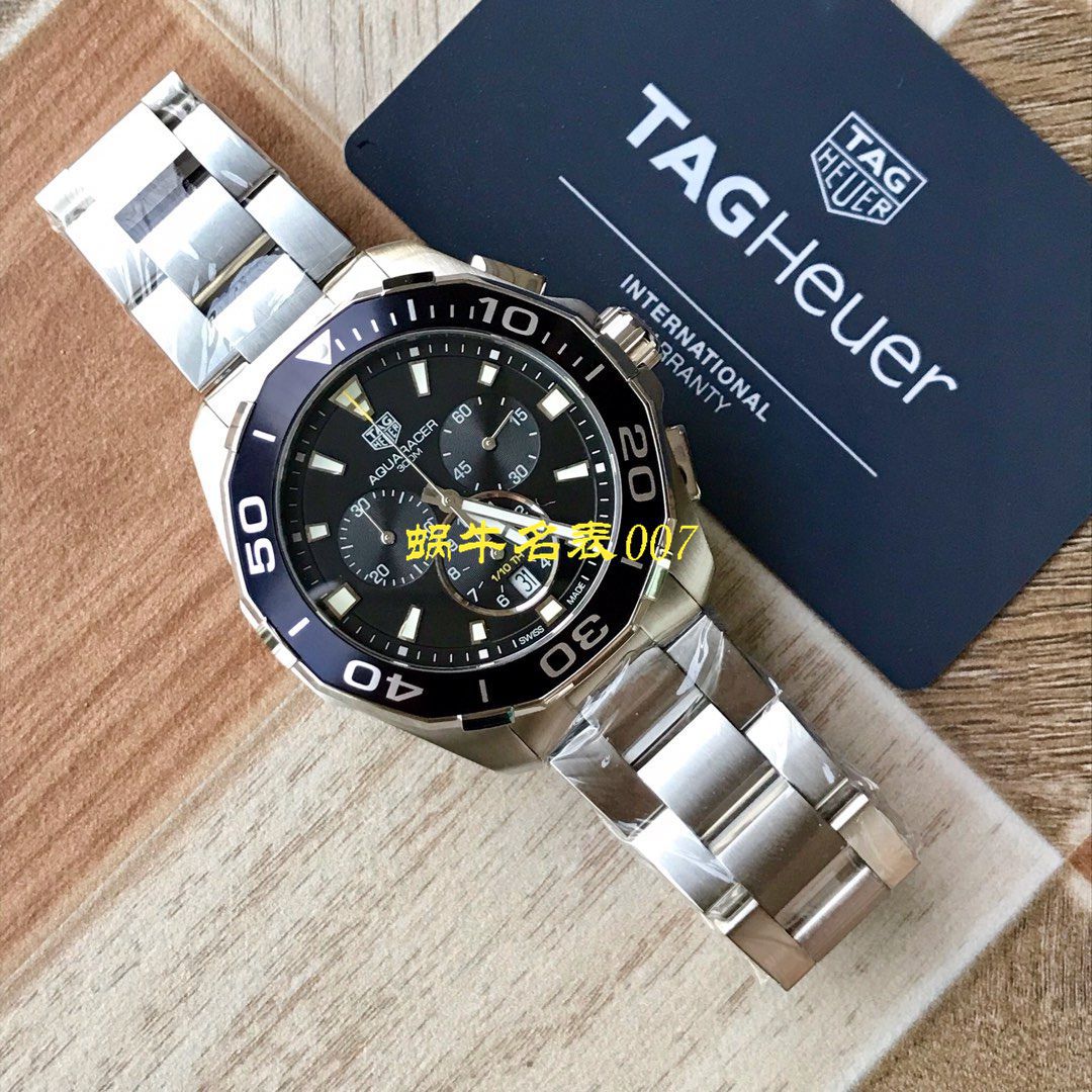【渠道原单Tagheuer石英计时表】 TAG Heuer 竞潜系列CAY111B.BA0927，CAY111A.BA0927 wrist watch  / TG077