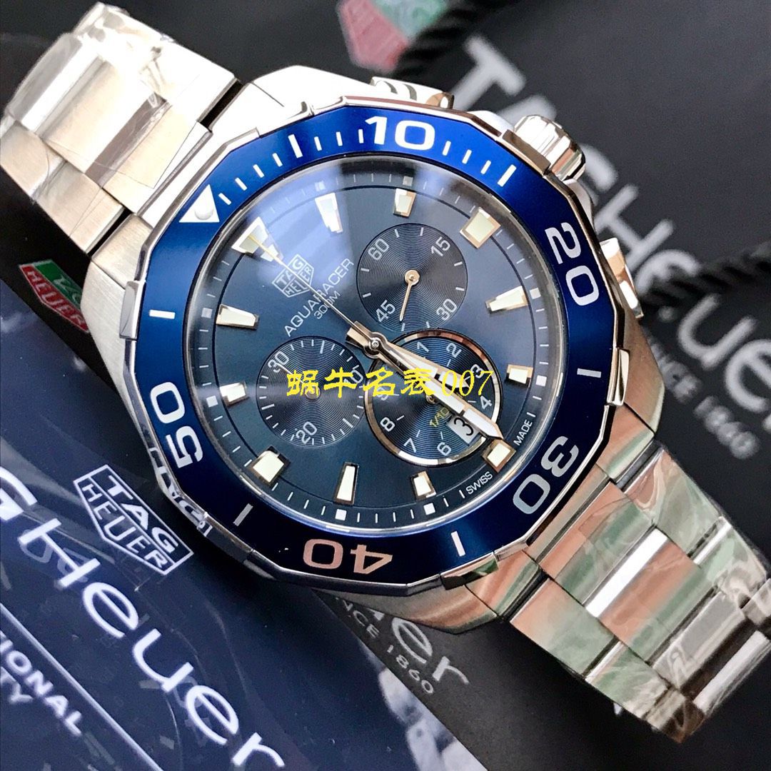 【渠道原单Tagheuer石英计时表】 TAG Heuer 竞潜系列CAY111B.BA0927，CAY111A.BA0927 wrist watch  / TG077