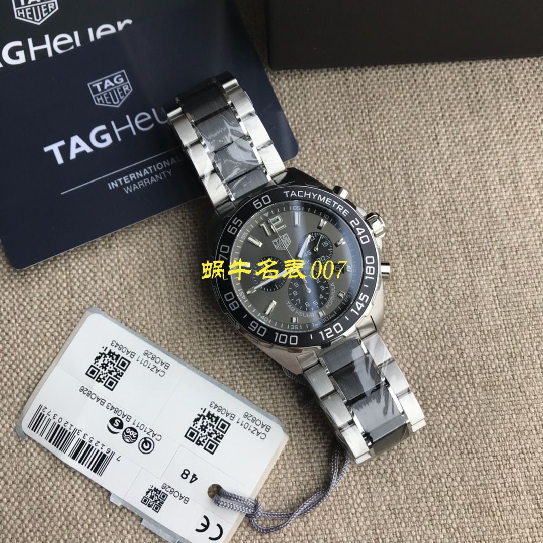 【渠道原单Tagheuer石英计时表】 TAG Heuer 竞潜系列CAY111B.BA0927，CAY111A.BA0927 wrist watch  / TG077