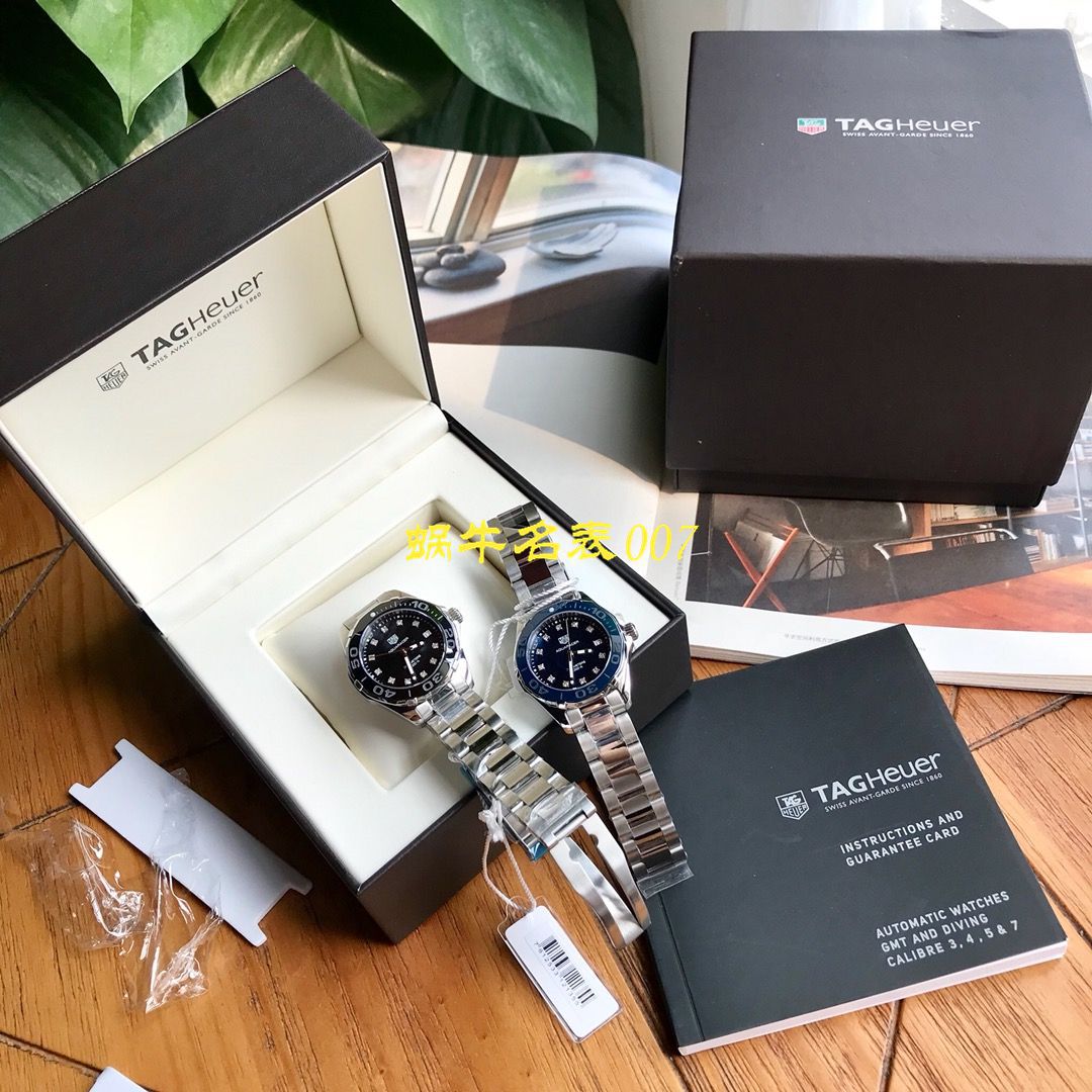 【渠道原单真钻女表】 TAG Heuer 竞潜系列WAY131L.BA0748，WAY131M.BA0748 wrist watch  / TG078