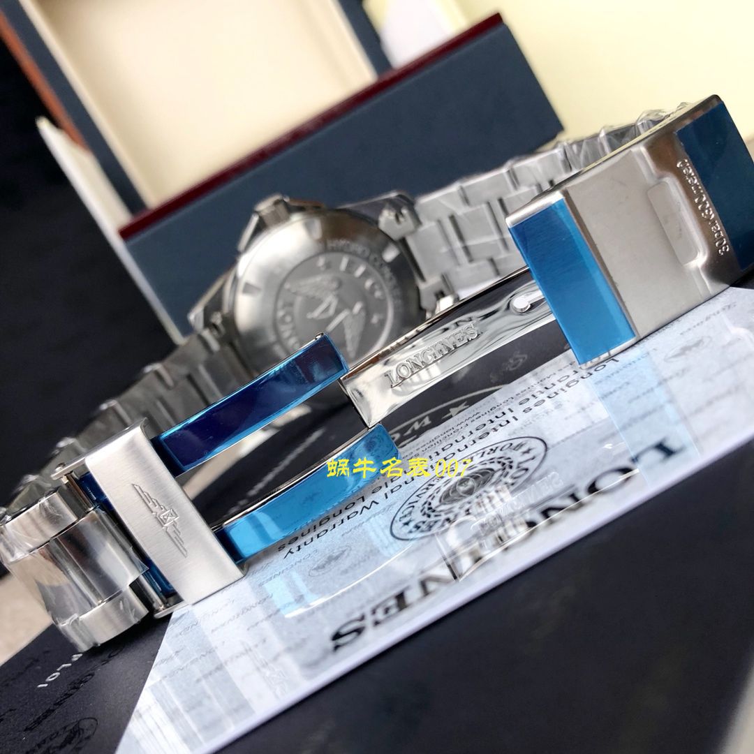 【渠道原单】 Longines 康卡斯潜水系列L3.742.4.96.6 wrist watch  / L117